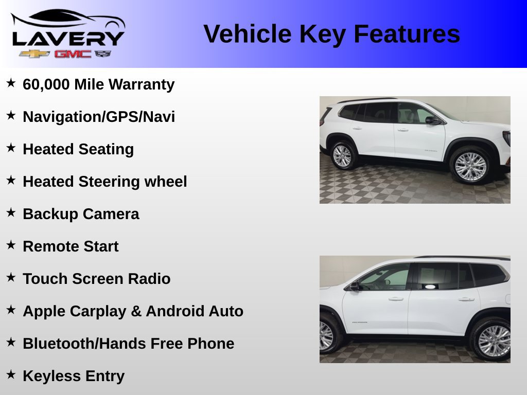 Used 2026 GMC Acadia Elevation w/ Elevation Premium Package FWD image 2