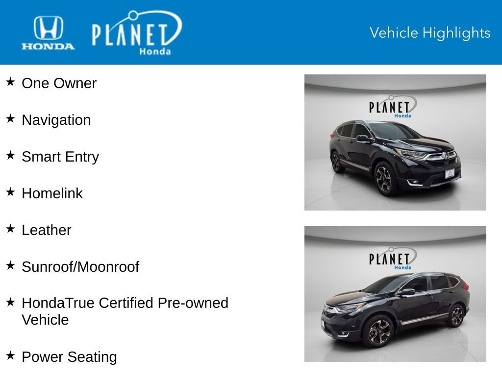 Certified 2018 Honda CR-V Touring image 4