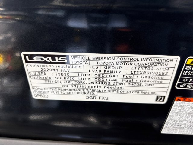 Used 2020 Lexus RX 450h AWD w/ Premium Package image 10