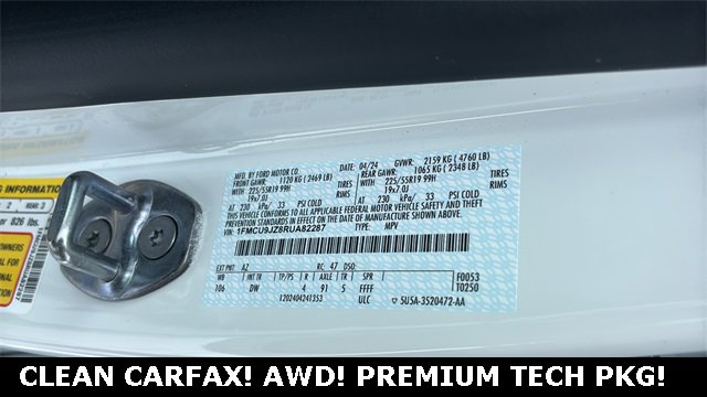 Used 2024 Ford Escape Platinum w/ Premium Technology Package image 35