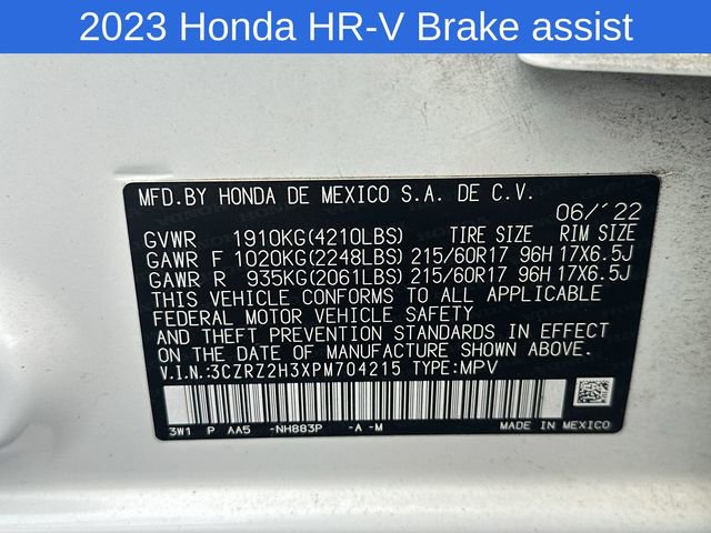 Used 2023 Honda HR-V LX image 19