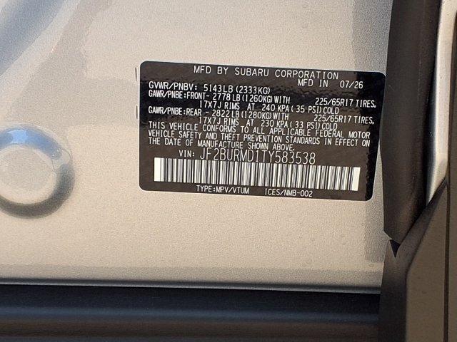 New 2026 Subaru Outback Wilderness AWD/4WD image 10