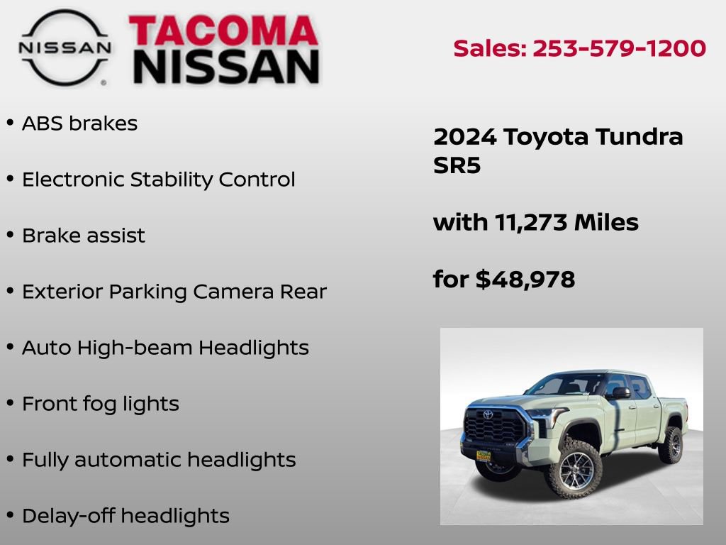 Used 2024 Toyota Tundra SR5 w/ TRD Off-Road Package image 12