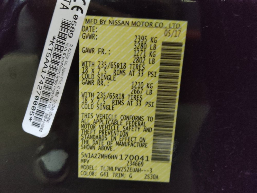 Used 2017 Nissan Murano S image 33