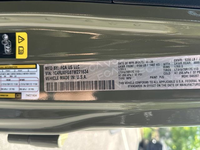 New 2026 Jeep Wrangler Unlimited Rubicon AWD/4WD image 29