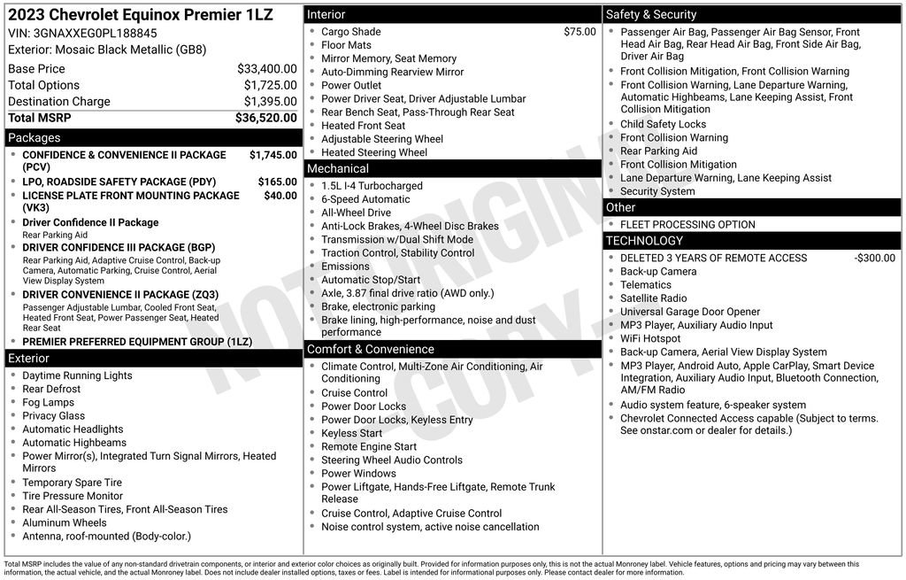 Used 2023 Chevrolet Equinox Premier AWD/4WD image 17