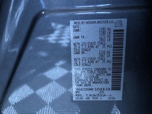 Used 2021 Nissan Murano Platinum w/ Cargo Package image 34