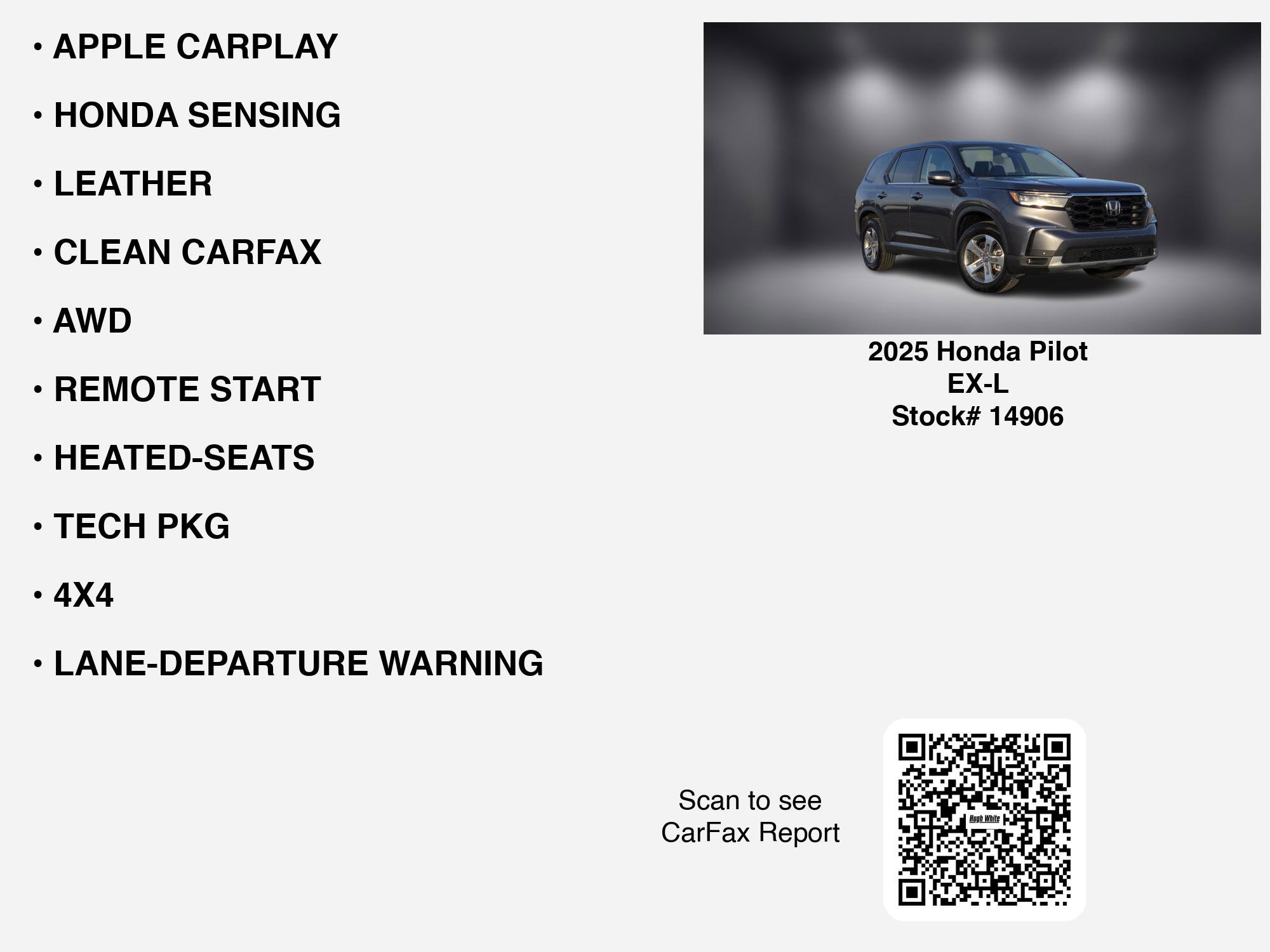 Used 2025 Honda Pilot EX-L image 7
