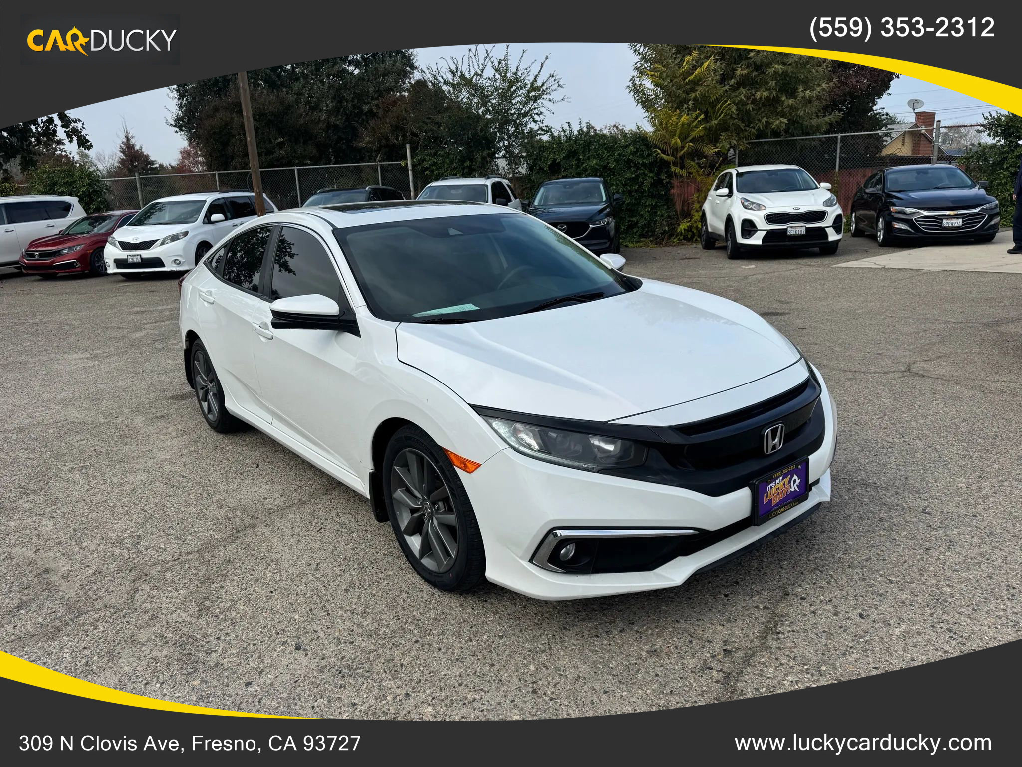 Used 2020 Honda Civic EX image 3