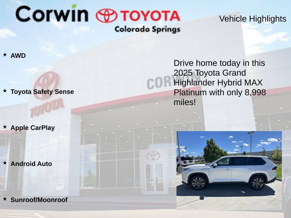 Used 2025 Toyota Grand Highlander AWD Hybrid image 7