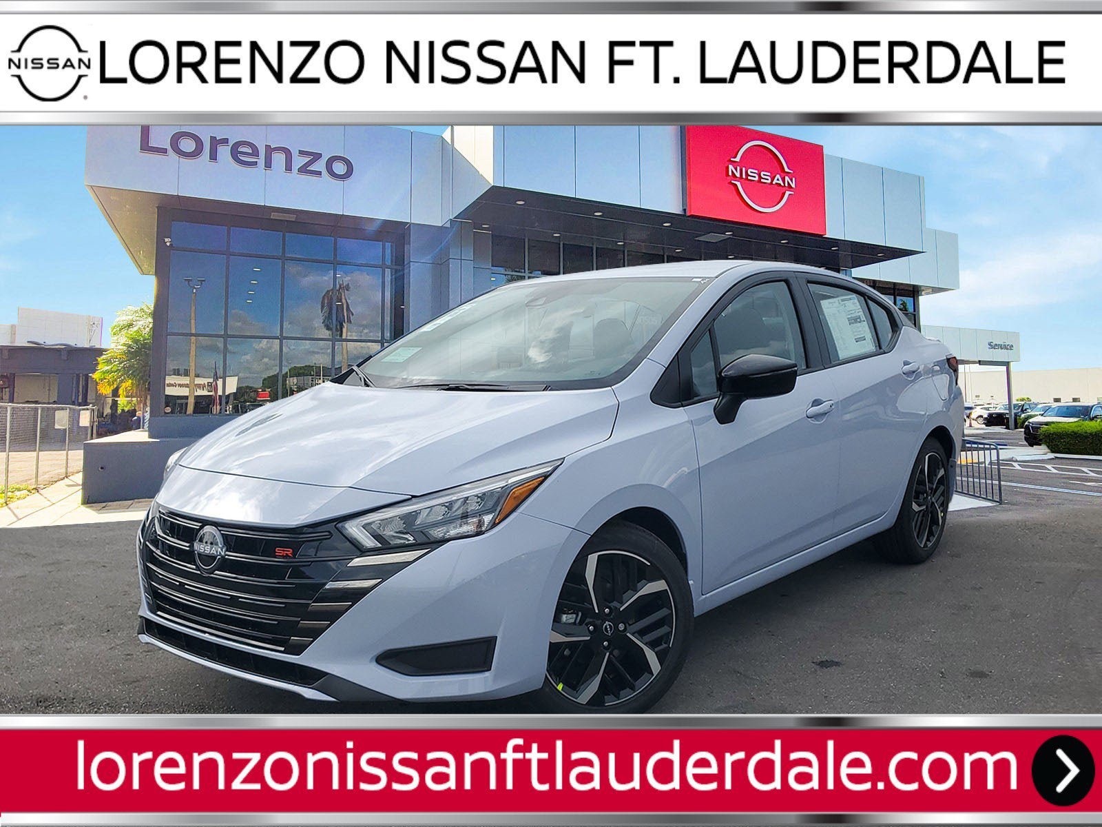New 2025 Nissan Versa SR w/ Trunk Package FWD image 1