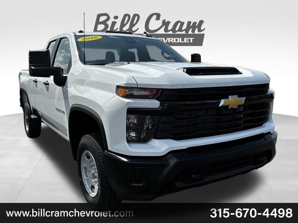 New 2026 Chevrolet Silverado 2500 W/T w/ Snow Plow Prep/Camper Package