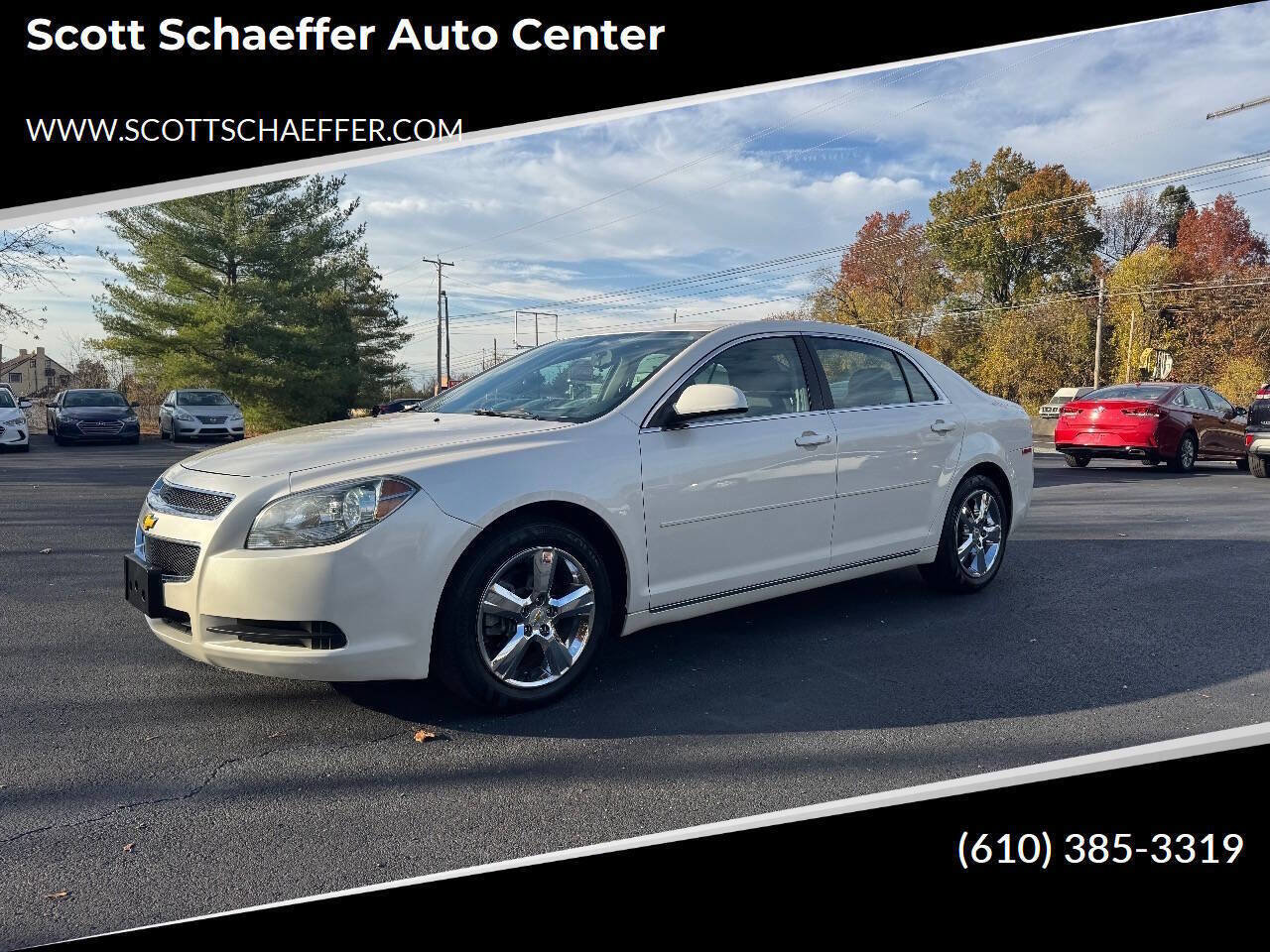 Used 2011 Chevrolet Malibu LT w/ White Diamond Premium Package FWD image 1