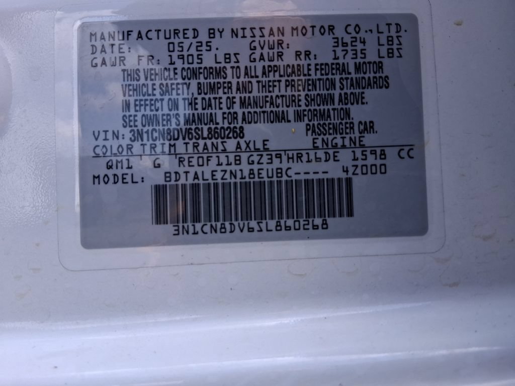 Used 2025 Nissan Versa S w/ S Plus Package FWD image 31