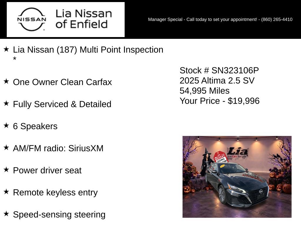 Used 2025 Nissan Altima 2.5 SV AWD/4WD image 5