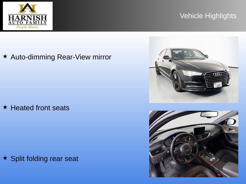Used 2016 Audi A6 2.0T Premium Plus w/ Premium Plus Package AWD/4WD image 12