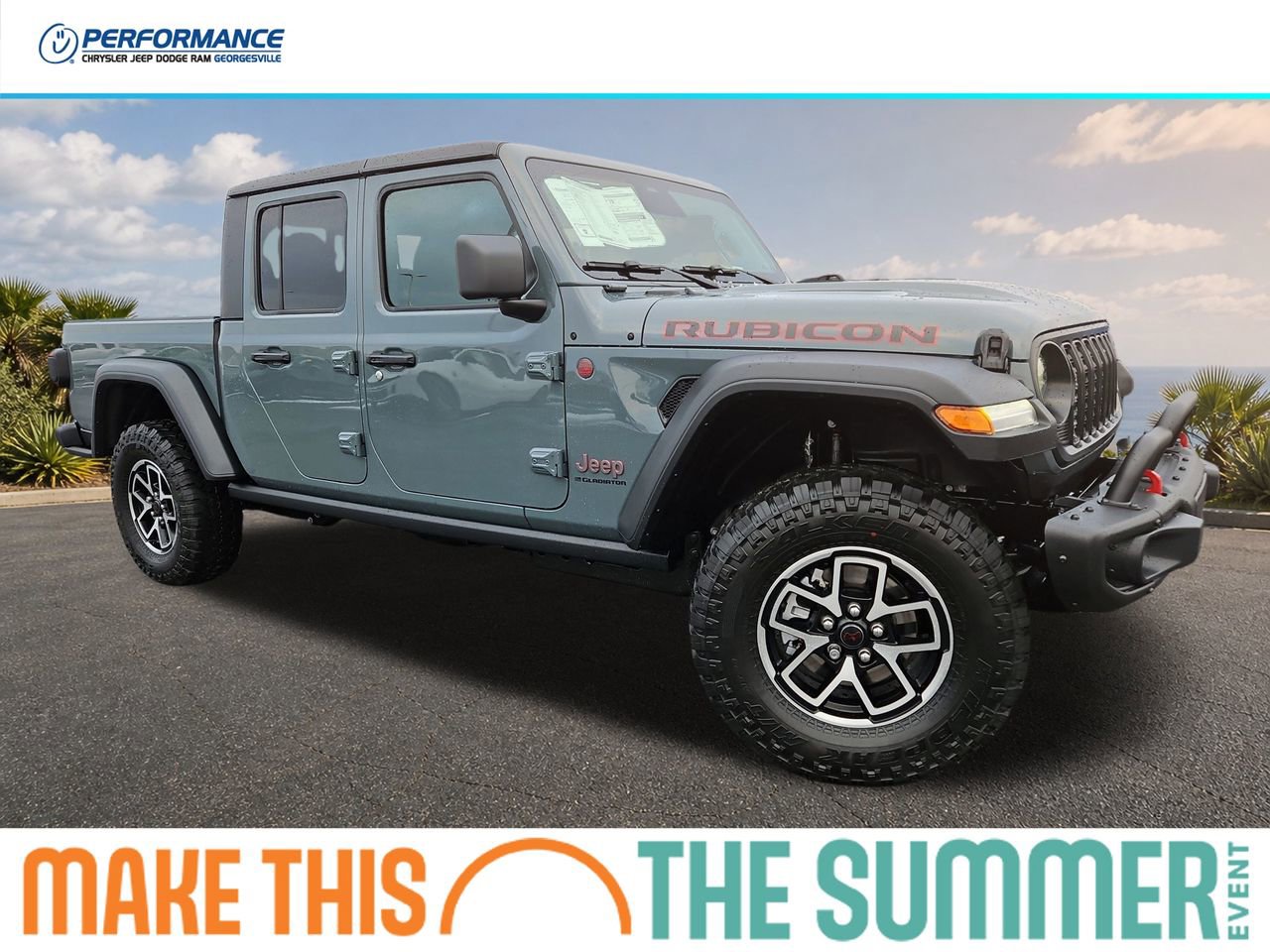 New 2026 Jeep Gladiator Rubicon w/ Steel Bumper Group