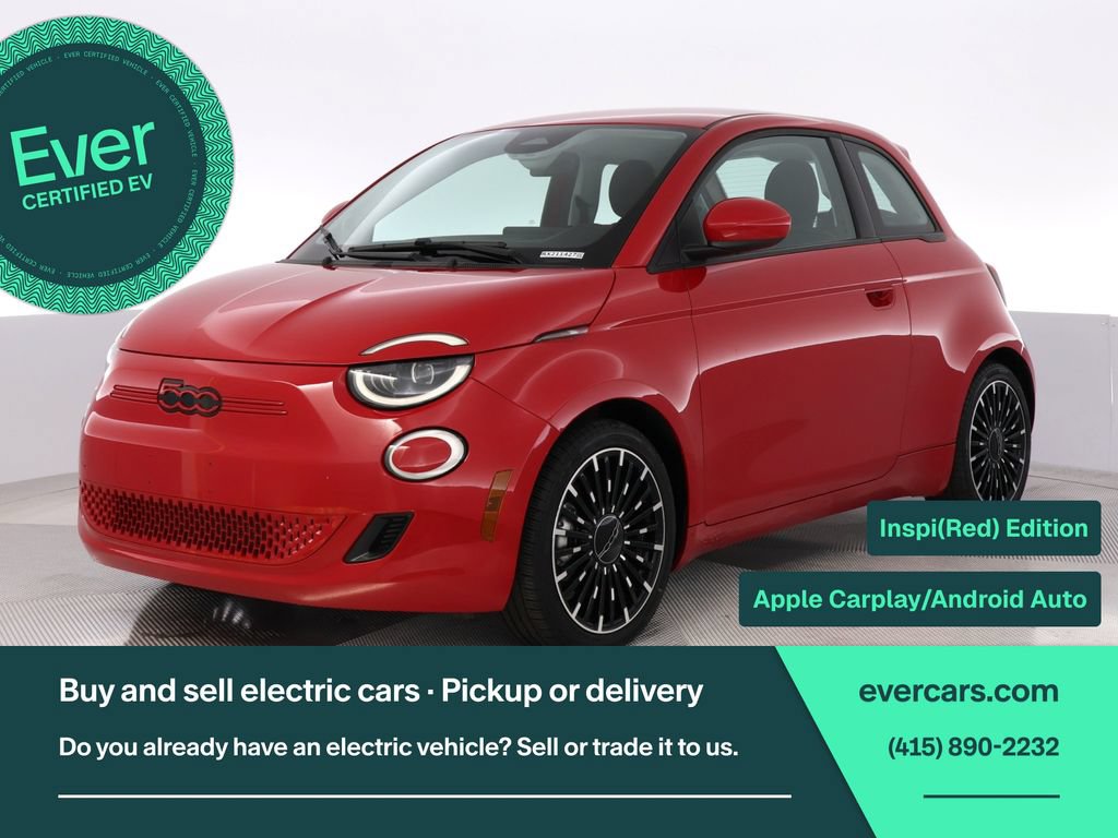 Used 2024 FIAT 500 e (RED)