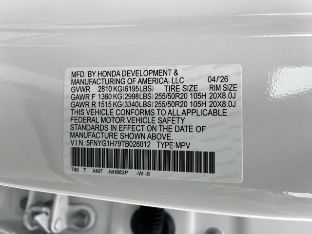 New 2026 Honda Pilot Touring image 22