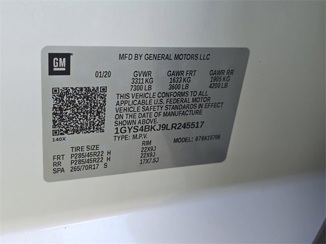 Used 2020 Cadillac Escalade Luxury w/ LPO, Radiant Package image 38