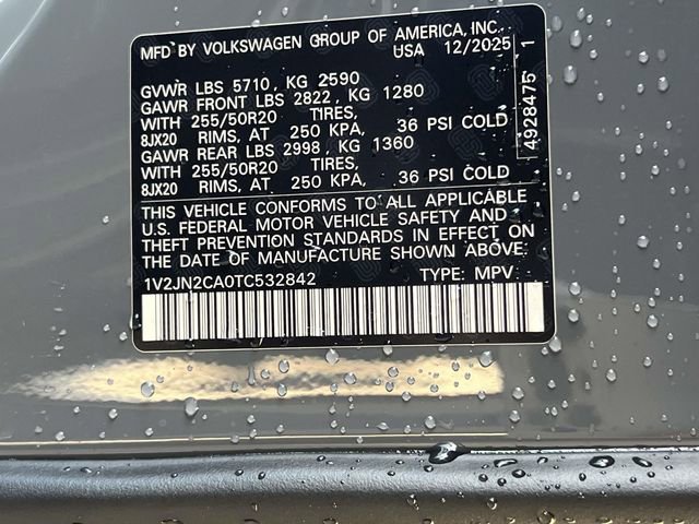 New 2026 Volkswagen Atlas SE FWD image 28