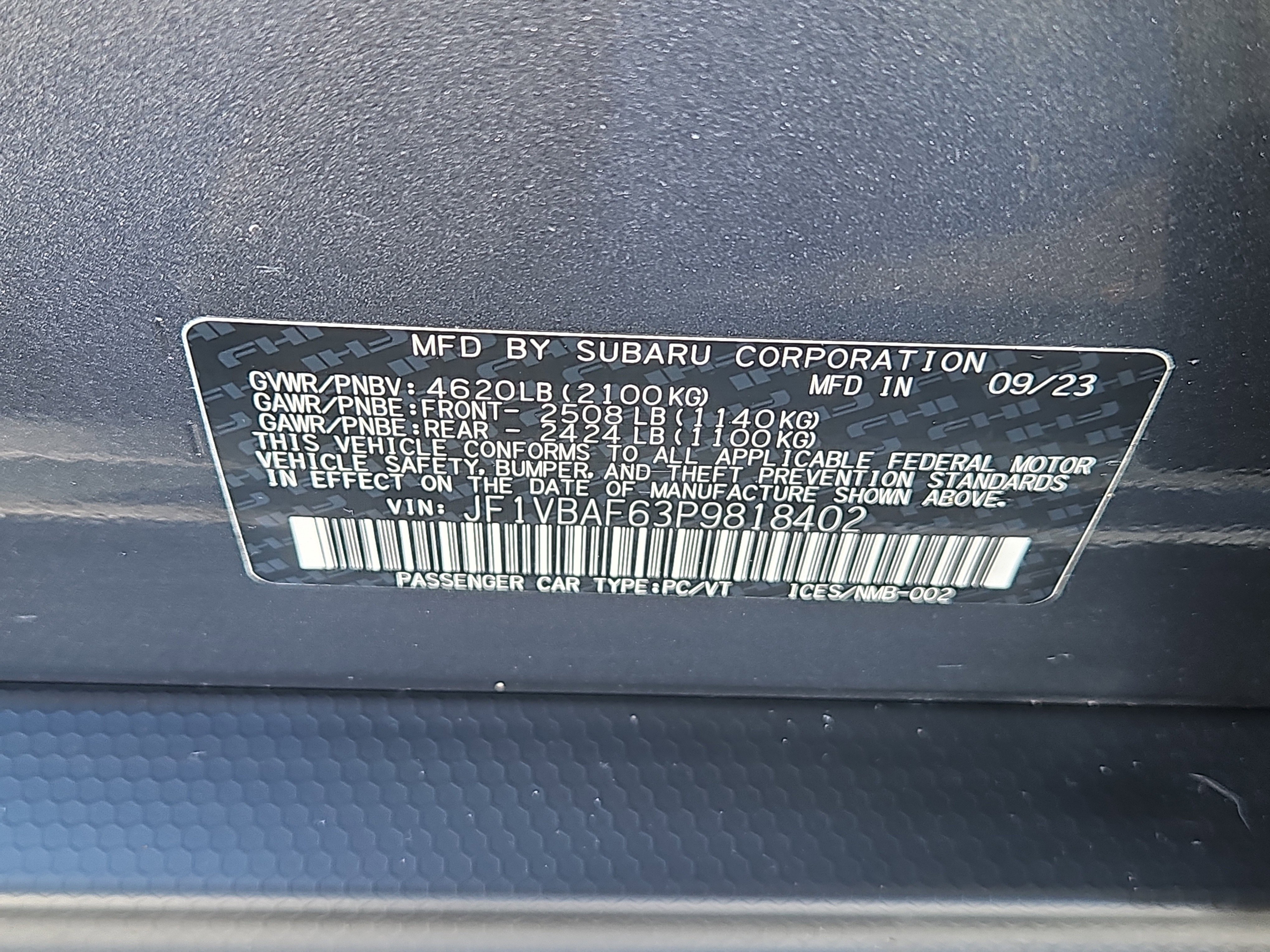 Used 2023 Subaru WRX Premium image 6