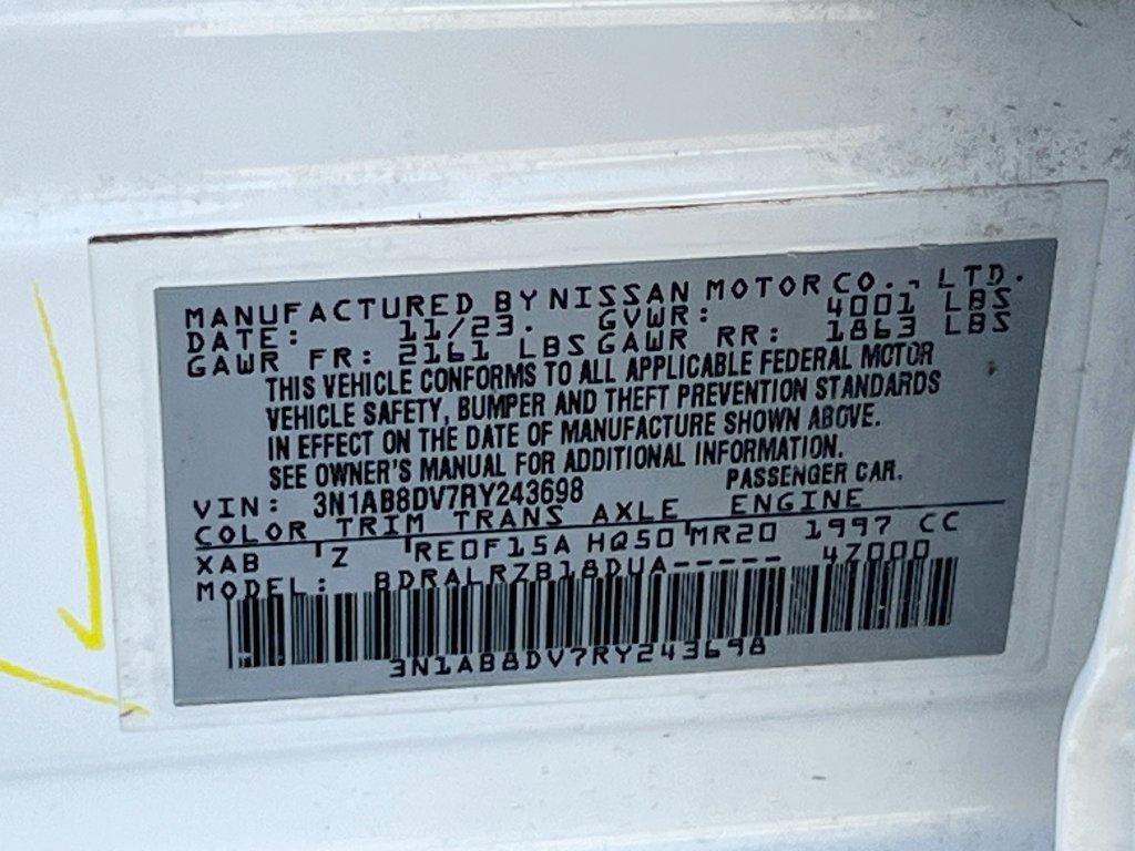 Used 2024 Nissan Sentra SR FWD image 30