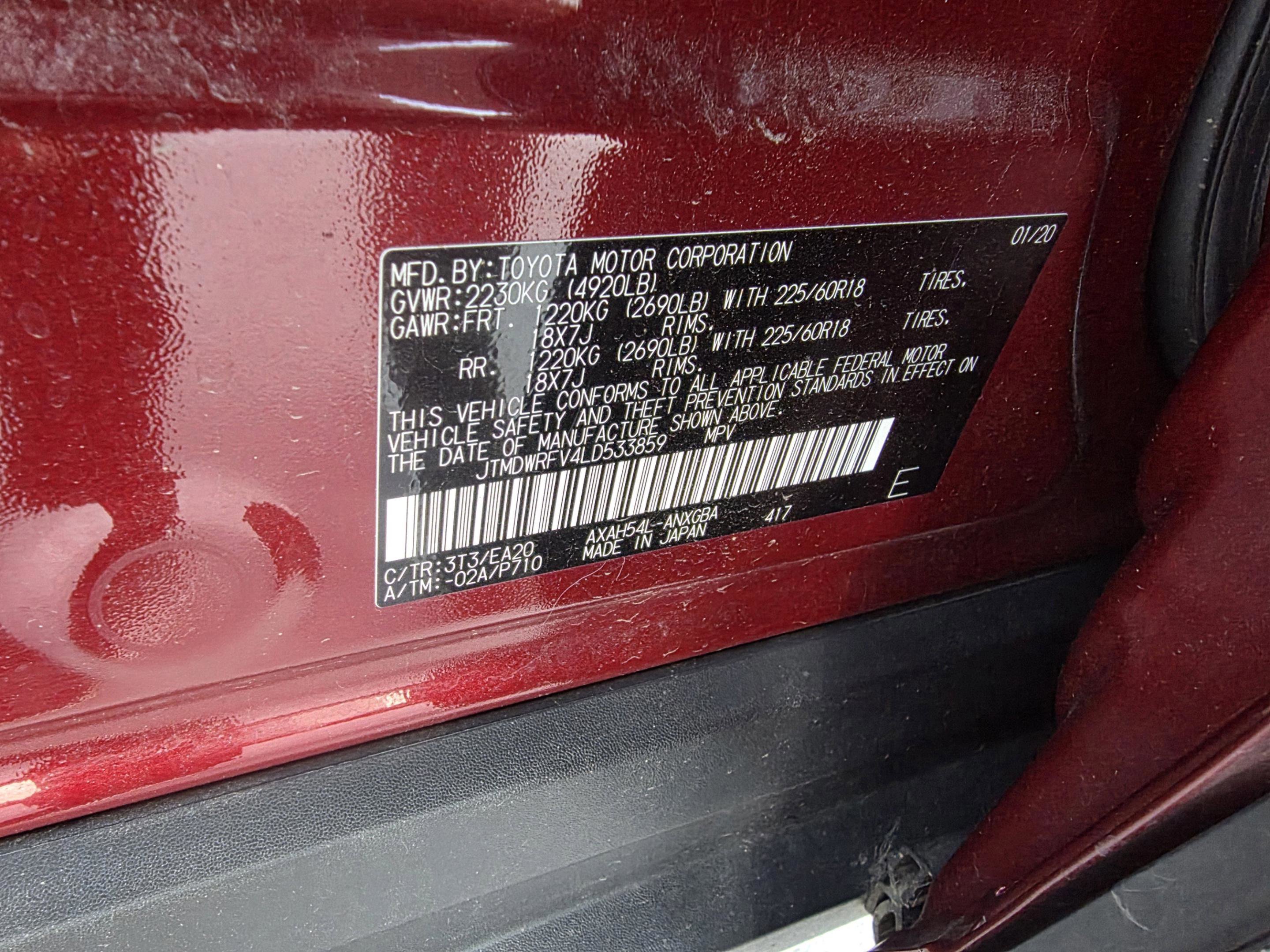 Used 2020 Toyota RAV4 Limited AWD/4WD image 31