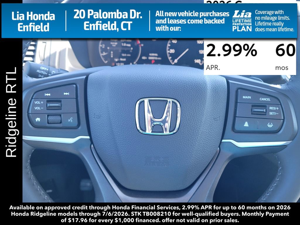 New 2026 Honda Ridgeline RTL image 18