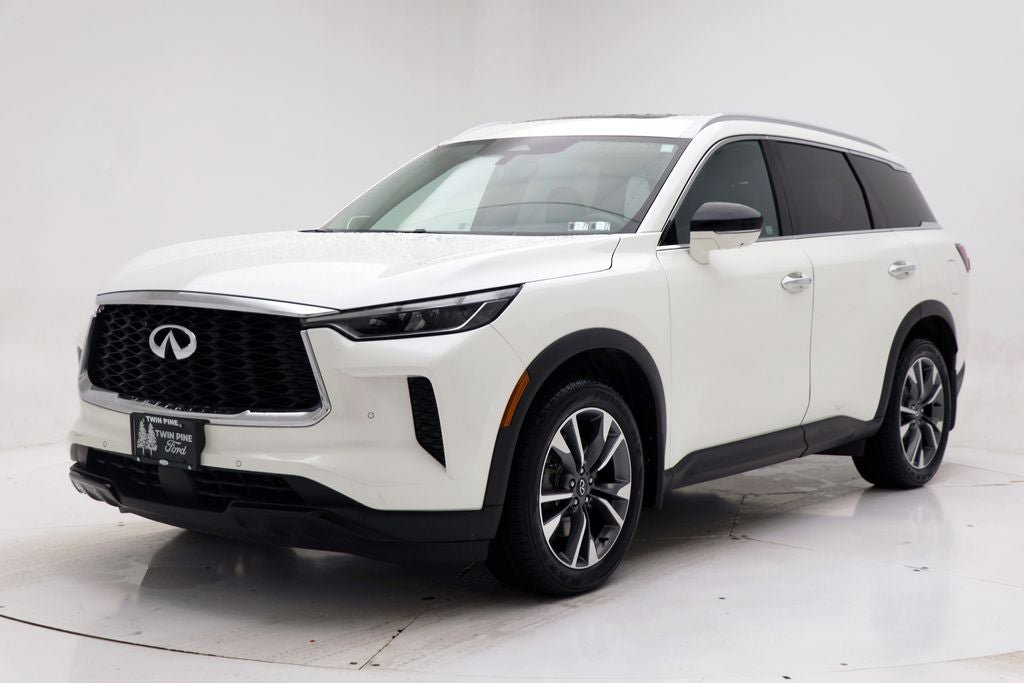 Used 2023 INFINITI QX60 Luxe w/ Performance Audio Package AWD/4WD video 2