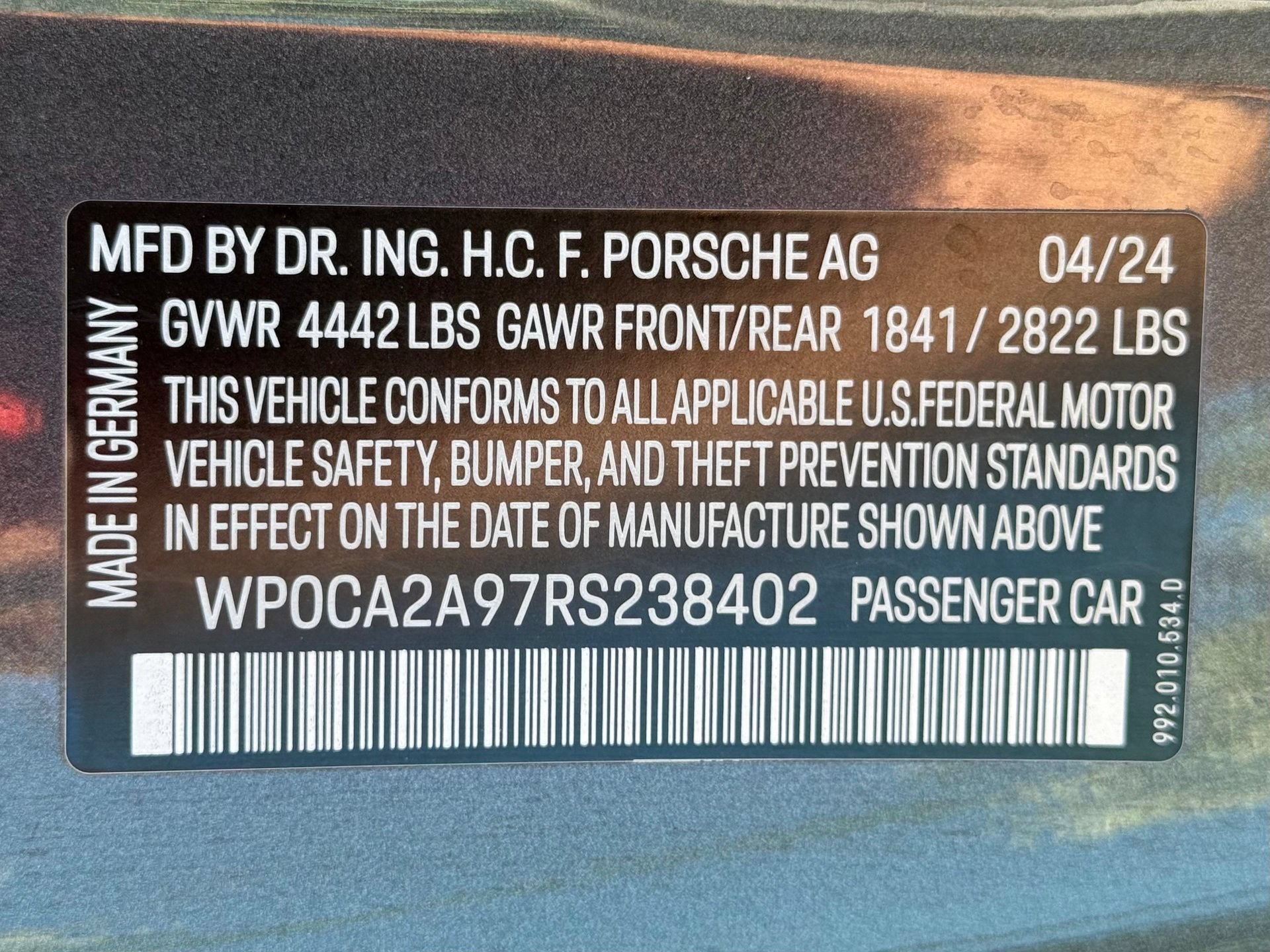 Certified 2024 Porsche 911 Carrera RWD image 38