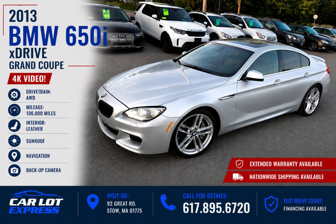 Used 2013 BMW 650i Gran Coupe xDrive AWD/4WD video 1