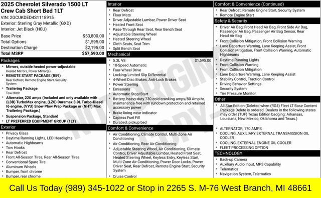 Used 2025 Chevrolet Silverado 1500 LT image 3