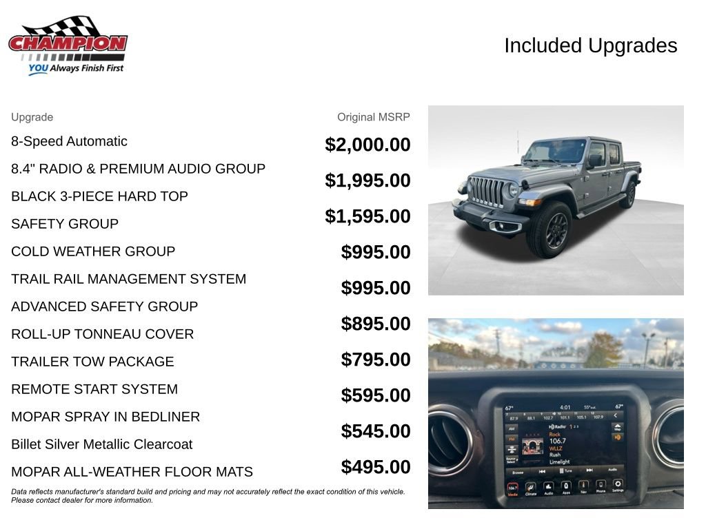 Used 2021 Jeep Gladiator Overland image 7