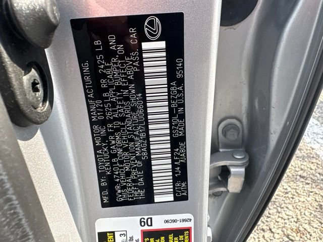 Used 2020 Lexus ES 350 F Sport w/ Accessory Package FWD image 7