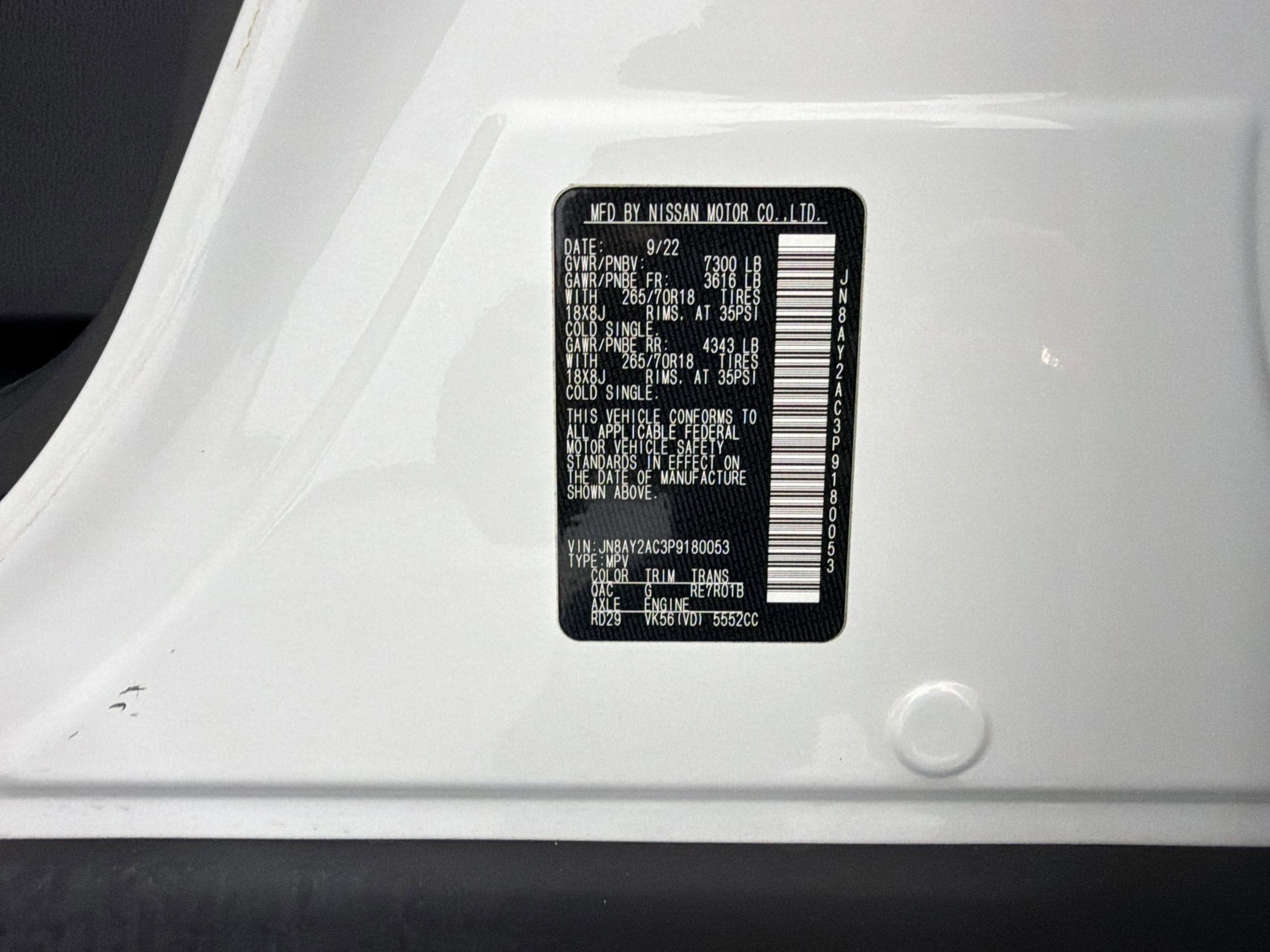 Used 2023 Nissan Armada SV w/ Cargo Package image 20