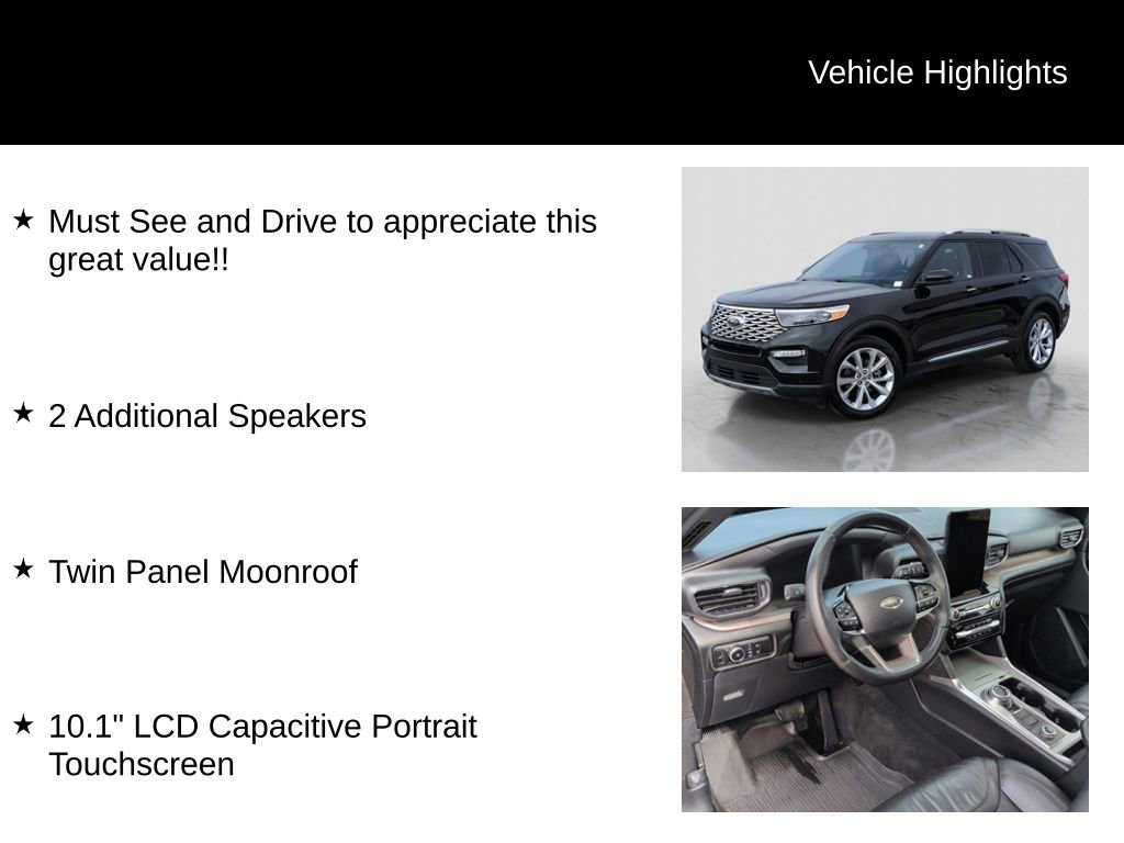 Used 2024 Ford Explorer Platinum w/ Technology Package image 21