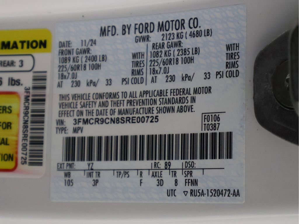 Used 2025 Ford Bronco Sport Outer Banks w/ Outer Banks Tech Package+ image 56