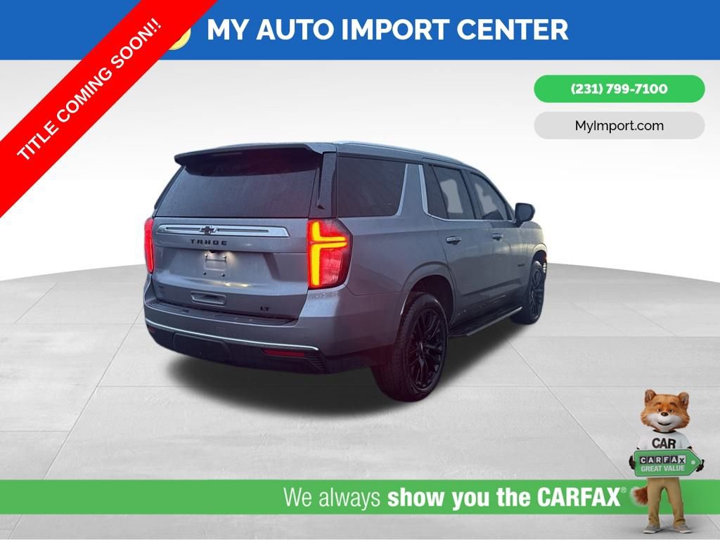 Used 2021 Chevrolet Tahoe LT w/ Rear Media and Nav Package image 8