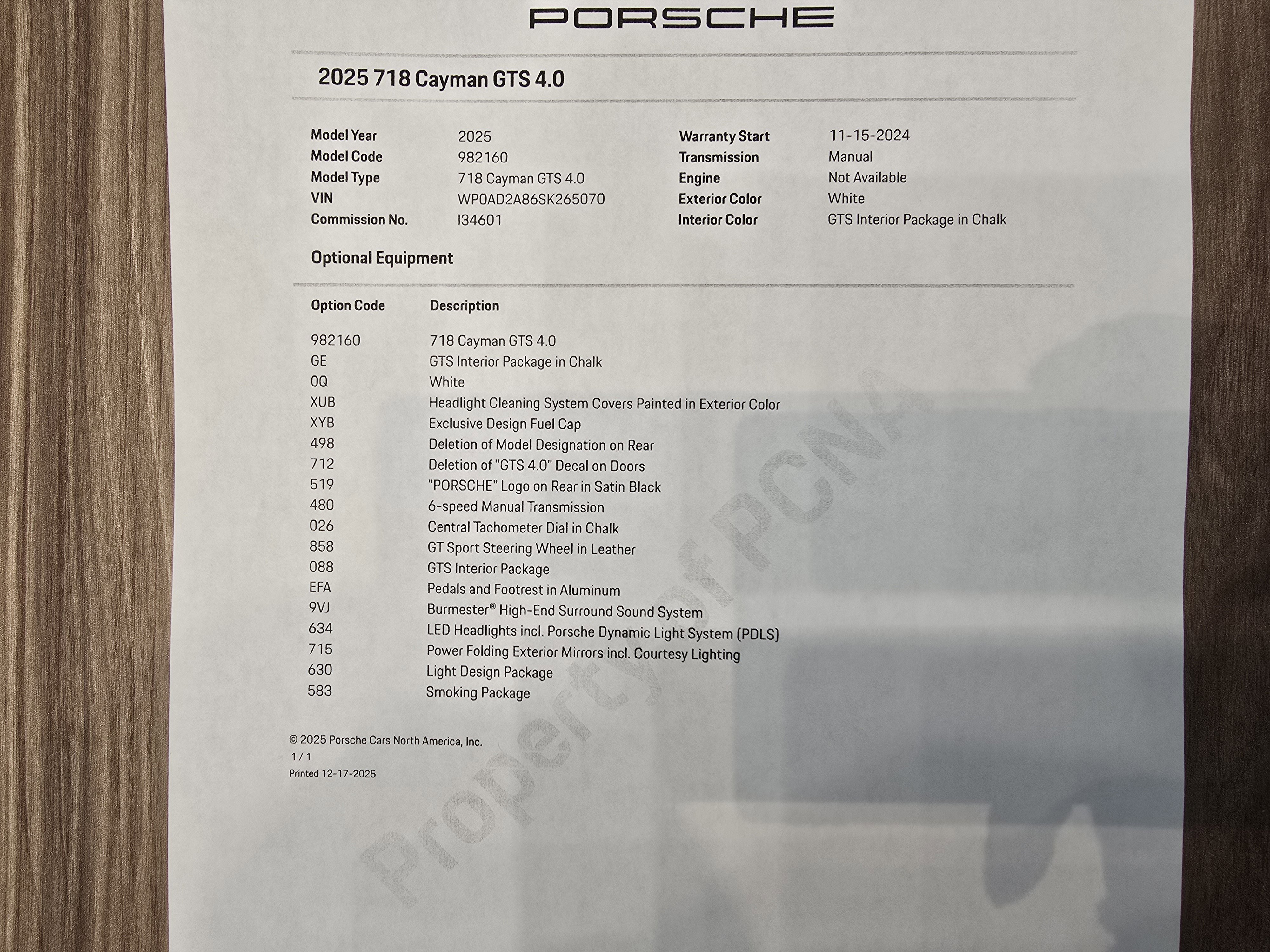 Certified 2025 Porsche 718 Cayman GT4 image 28