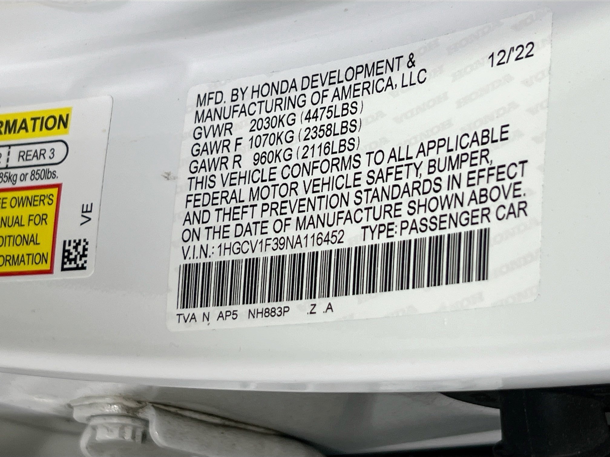 Used 2022 Honda Accord Sport image 29