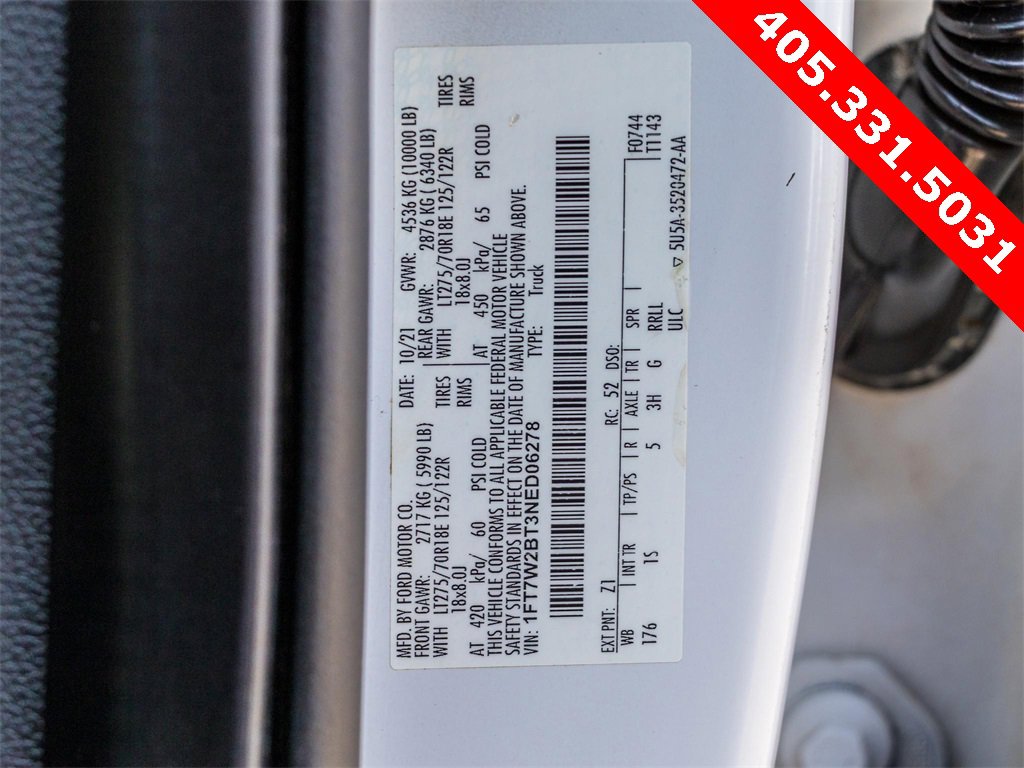 Used 2022 Ford F250 XL w/ STX Appearance Package image 33