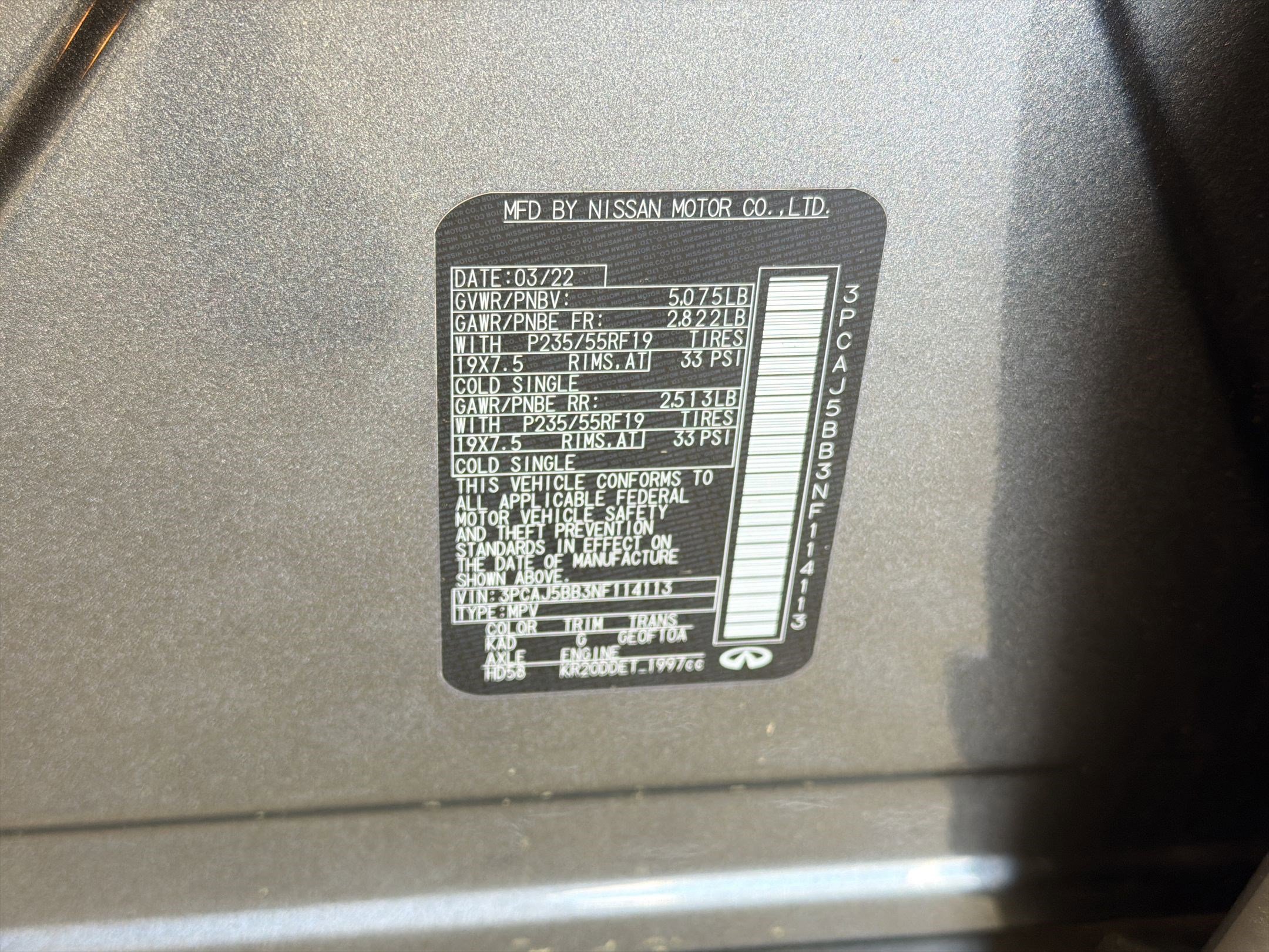 Used 2022 INFINITI QX50 Luxe image 19