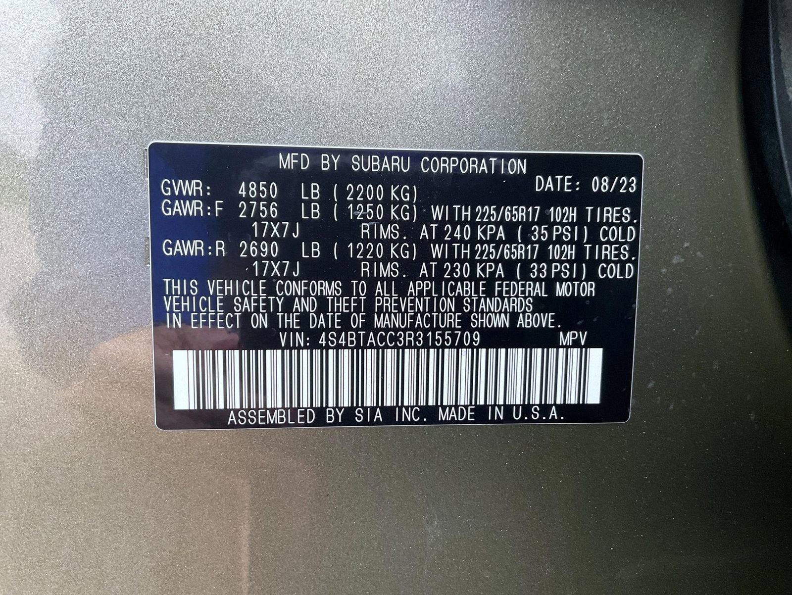 Used 2024 Subaru Outback Premium image 25