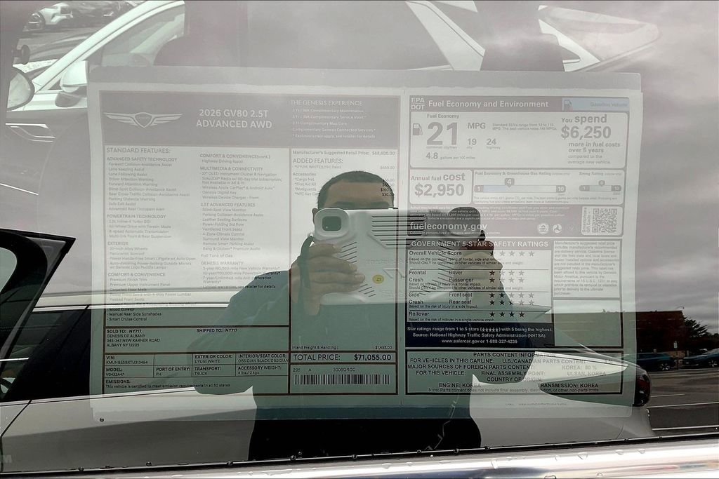 New 2026 Genesis GV80 2.5T Advanced image 14
