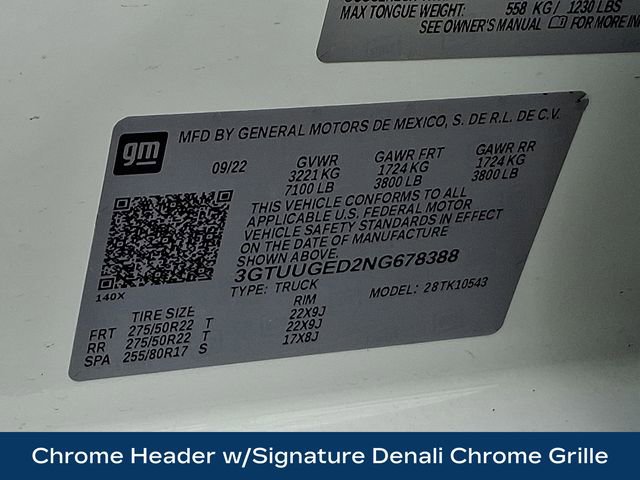 Used 2022 GMC Sierra 1500 Denali image 30