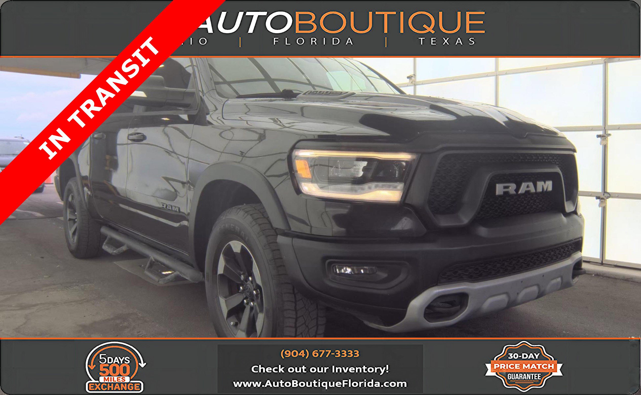 Used 2019 RAM 1500 Rebel w/ Rebel Level 1 Equipment Group RWD image 1