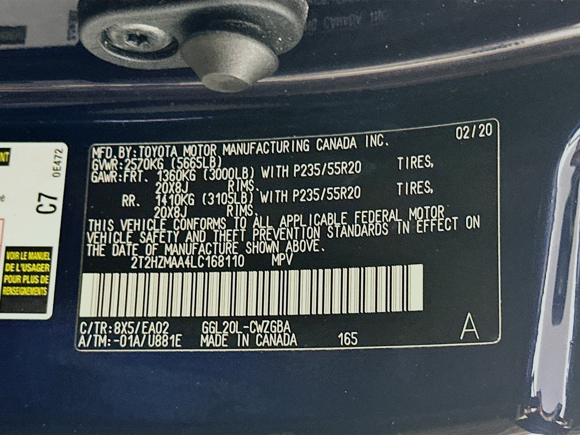 Used 2020 Lexus RX 350 FWD w/ Premium Package image 12