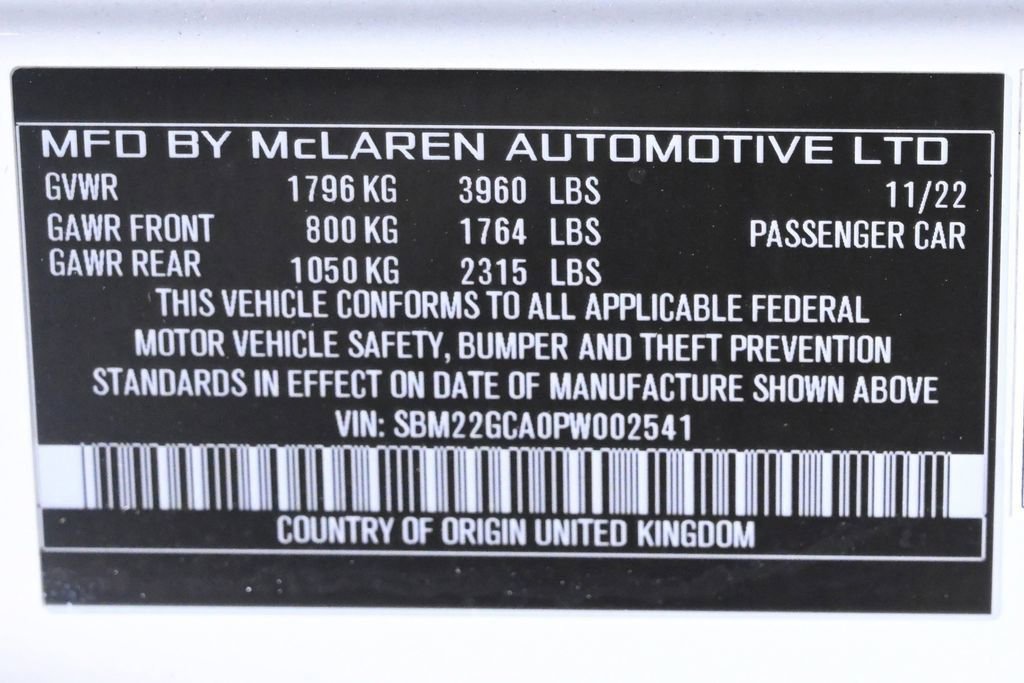 Used 2023 McLaren GT RWD image 27