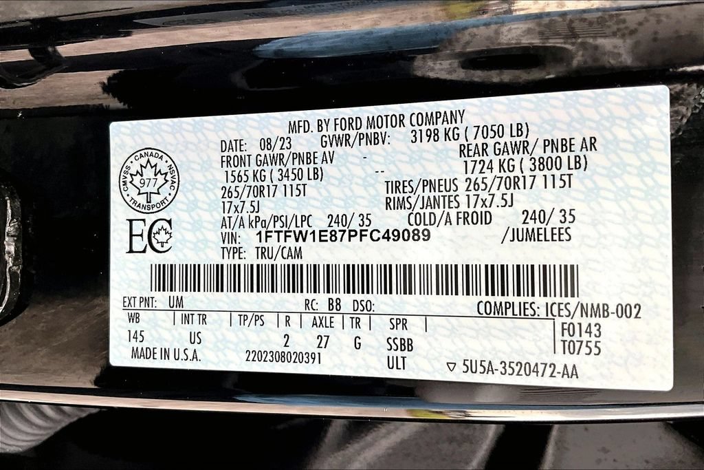 Used 2023 Ford F150 XLT w/ Equipment Group 301A Mid AWD/4WD image 29
